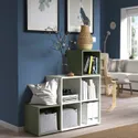 IKEA EKET ЕКЕТ, комбінація шаф із ніжками, білий/сірий, 105x35x107 см 295.218.44 фото thumb №2