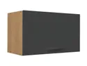 BRW кухонна шафа Semi Line 60 см над витяжкою чорний вулканічний чорний, чорний вулканічний SB_GO_60/36_O-DARV/CAW фото thumb №2