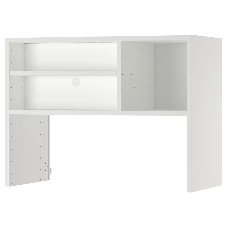 IKEA METOD МЕТОД, карк навісн шафи д / вбудов витяжки, білий, 80x37x60 см 905.476.42 фото №1