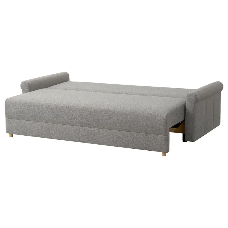 IKEA DÅNHULT ДОНХУЛЬТ, 3-местный диван-кровать, серый 005.724.62 фото №2
