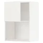 IKEA METOD МЕТОД, навесной шкаф для СВЧ-печи, белый / Воксторп матовый белый, 60x80 см 494.602.17 фото