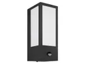 BRW Уличный настенный светильник Gundula с датчиком движения металлический черный 092996 фото thumb №2