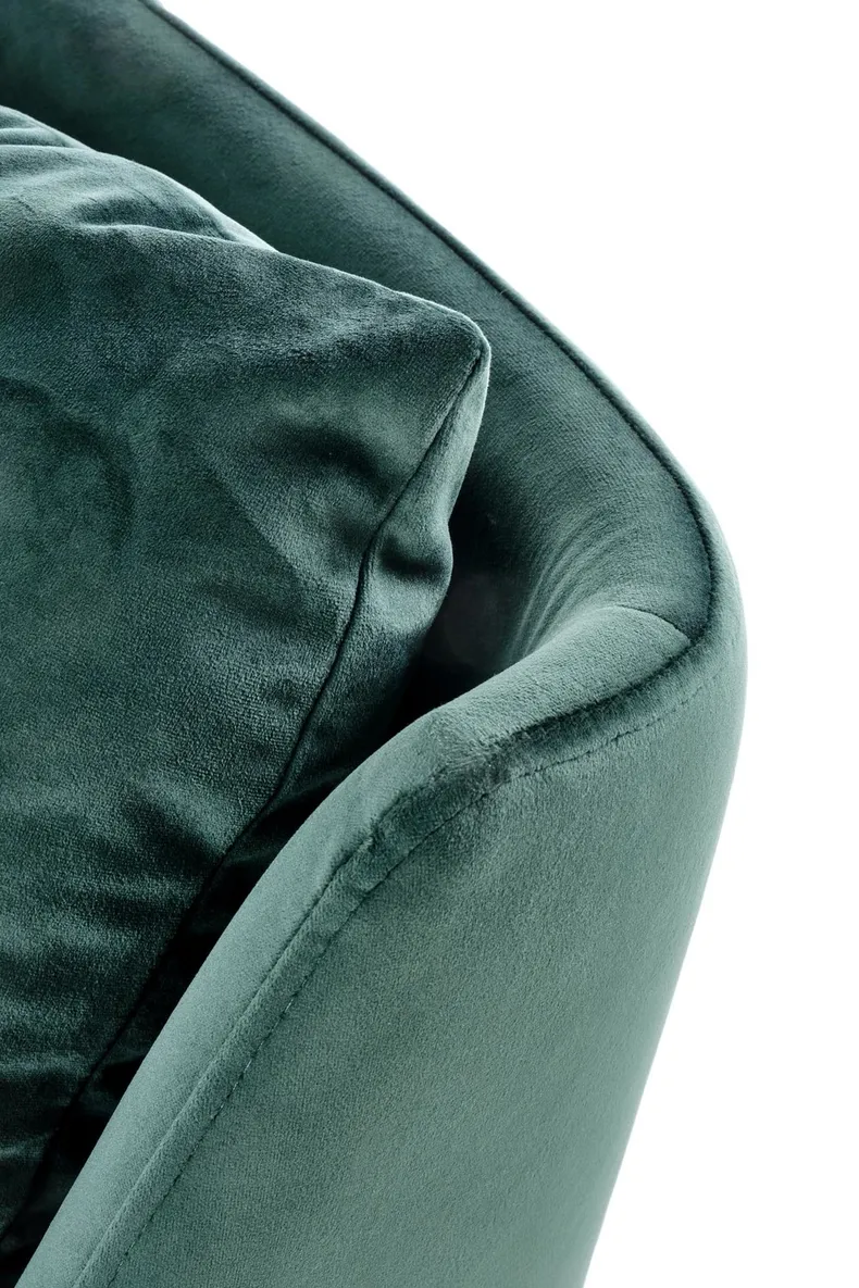 Кресло мягкое HALMAR Victus темно-зеленый/черный фото №10