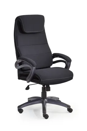 Крісло комп'ютерне офісне обертове HALMAR SIDNEY чорний фото