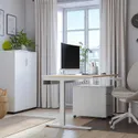 IKEA MITTZON МІТТЗОН, письмовий стіл, okl, біла, 140x60 см фото thumb №6