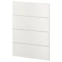 IKEA METOD МЕТОД, 4 фасада для посудомоечной машины, Веддинг белый, 60 см 894.500.18 фото thumb №1