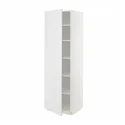 IKEA METOD МЕТОД, высокий шкаф с полками, белый / Стенсунд белый, 60x60x200 см 894.605.74 фото thumb №1