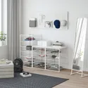 IKEA JONAXEL ЙОНАКСЕЛЬ, шафа, білий, 148x51x104 см 892.976.77 фото thumb №3