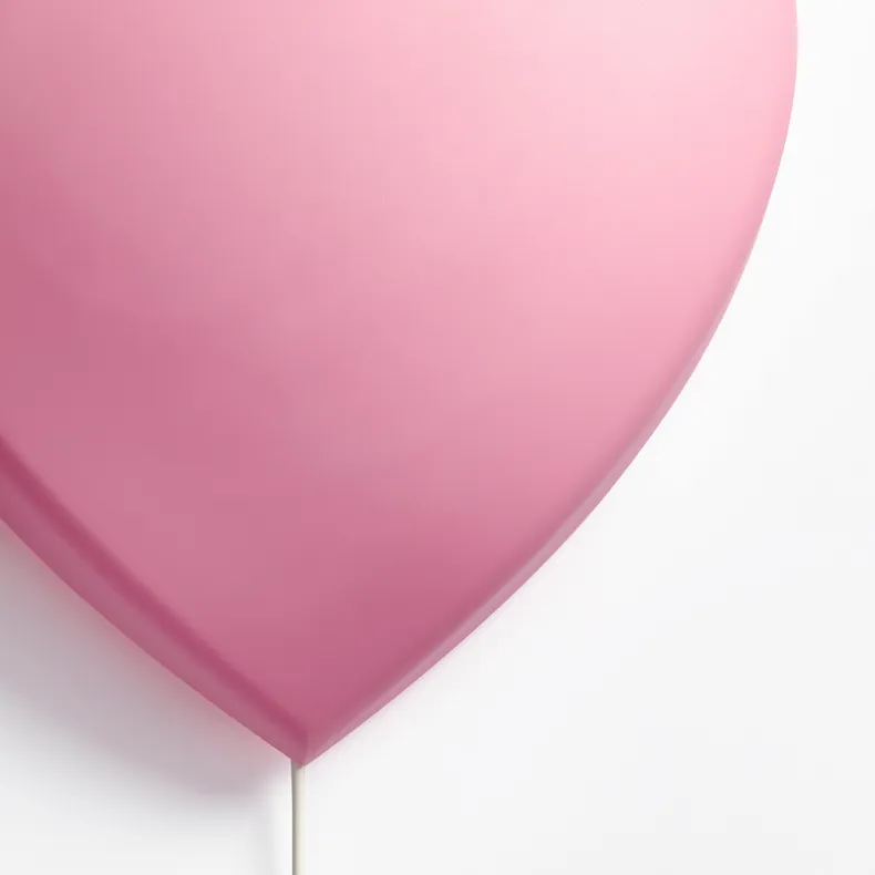 IKEA UPPLYST УППЛИСТ, бра, светодиодный, розовое сердце 404.403.42 фото №6