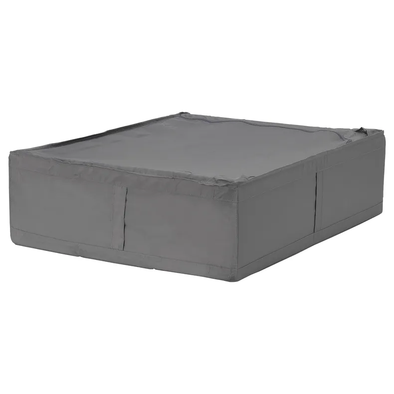 IKEA SKUBB СКУББ, коробка для зберігання, темно-сірий, 69x55x19 см 004.000.03 фото №1
