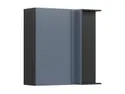 BRW Верди кухонный угловой верхний шкаф правый мистик матовый строит угловой 90х95см, черный/матовый FL_GNW_90/95/40_P/B-CA/MIM фото thumb №2