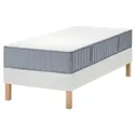 IKEA LYNGÖR ЛЮНГЕР, диван-ліжко, Vågstranda середня твердість / легка блакитна біла, 90x200 см 995.542.04 фото thumb №1