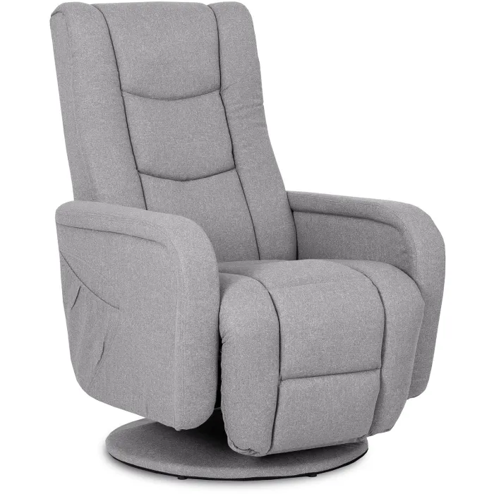 Поворотне масажне крісло MEBEL ELITE SPIKE 2, тканина: Сірий фото №7