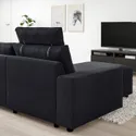 IKEA VIMLE ВІМЛЕ, 3-місний диван із кушеткою, з узголів'ям з широкими підлокітниками / САКСЕМАРА чорно-синій 194.017.62 фото thumb №4