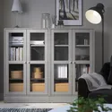 IKEA HAVSTA ХАВСТА, комбинация д / хранения+стекл дверц, серый, 162x37x134 см 292.659.62 фото thumb №8