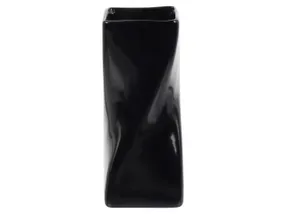 BRW торсіонна ваза керамічна чорна 091699 фото