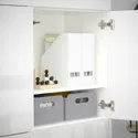 IKEA BESTÅ БЕСТО, комбинация для хранения с дверцами, белый / Сельсвикен глянцевый / белый, 120x42x193 см 190.575.29 фото thumb №5