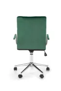 Крісло комп'ютерне офісне обертове HALMAR GONZO 4, темно-зелений оксамит фото thumb №8