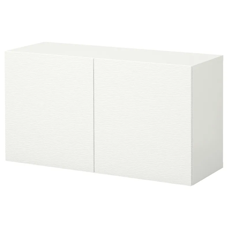 IKEA BESTÅ БЕСТО, настінна комбінація шаф, білий / ЛАКСВІКЕН, 120x42x64 см 294.408.24 фото №1