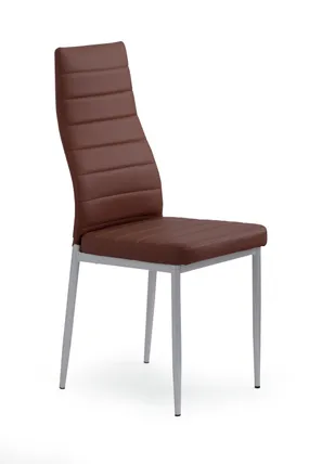 Кухонний стілець HALMAR K70C, екошкіра: темно-коричневий фото