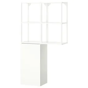 IKEA ENHET ЕНХЕТ, шафа, білий, 80x32x150 см 395.479.52 фото