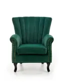 Кресло мягкое HALMAR TITAN темно-зеленое фото thumb №7