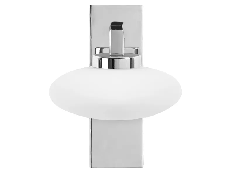 BRW Розумний настінний світлодіодний світильник для ванної кімнати Orbis з Wi-Fi сріблясто-білий 085978 фото №1