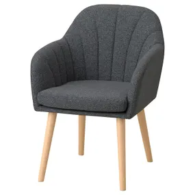 IKEA BÄSTDAL БЕСТДАЛЬ, крісло, Гарматний середньо-сірий 705.064.40 фото