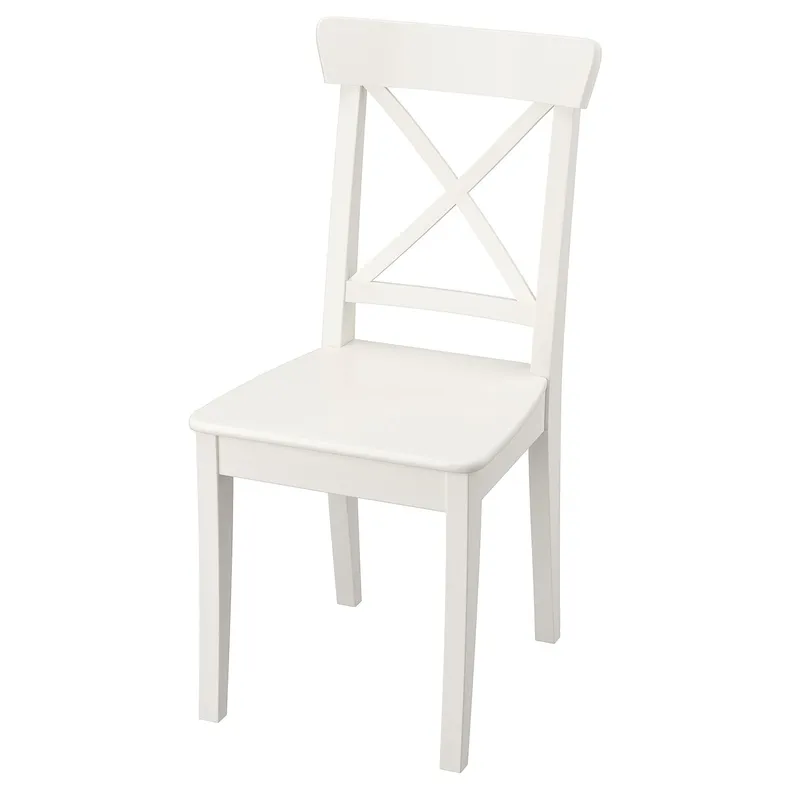 IKEA INGOLF ІНГОЛЬФ, стілець, білий 701.032.50 фото №1
