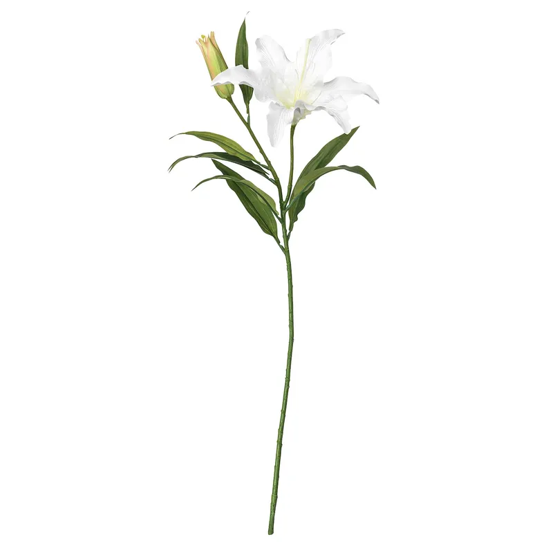 IKEA SMYCKA СМЮККА, штучна квітка, лілійний / білий, 85 см 403.335.87 фото №1