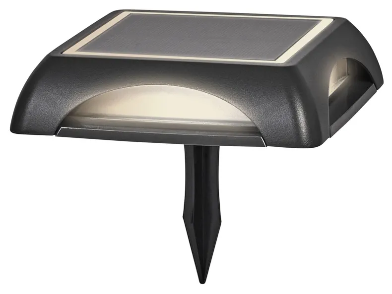 BRW Светодиодная солнечная лампа Endura Style алюминий черный 093681 фото №1