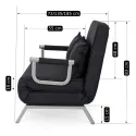 MEBEL ELITE MARRY 2 Armchair Black фото thumb №14