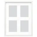 IKEA RÖDALM РЁДАЛЬМ, рама для 4 картин, белый, 40x50 см 805.537.37 фото thumb №1