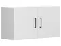BRW Настінна шафа Modeo100 см з дверцятами біла SFW/100/50/30_2-BI/BI фото