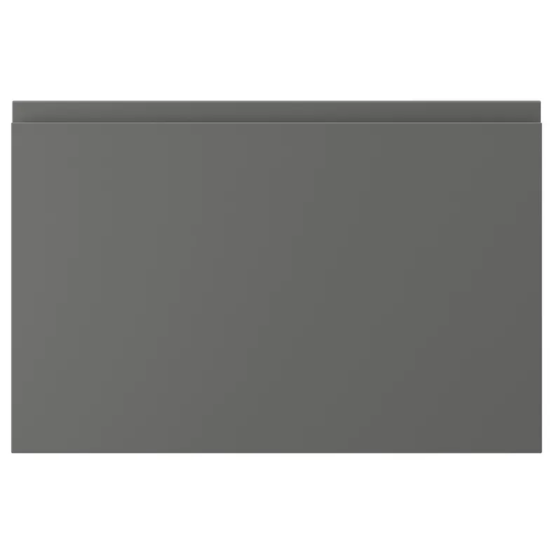 IKEA VOXTORP ВОКСТОРП, фронтальная панель ящика, тёмно-серый, 60x40 см 804.541.05 фото №1