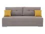 BRW тримісний диван Dona розкладний з ящиком для зберігання велюровий бежевий, Asti 8 Yellow/Asti 3 Taupe SO3-DONA-LX_3DL-G2_BA4385 фото