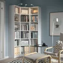 IKEA BILLY БІЛЛІ, комбінація з книжковою шафою/кутова, білий, 95/95x28x202 см 993.959.36 фото thumb №5
