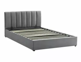 Ліжко односпальне SIGNAL Montreal 120x200 см, сірий фото