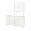 IKEA TROTTEN ТРОТТЕН, комбінація шаф, білий, 140x173 см 294.296.52 фото thumb №1