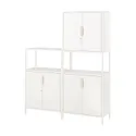 IKEA TROTTEN ТРОТТЕН, комбинация шкафов, белый, 140x173 см 294.296.52 фото thumb №1