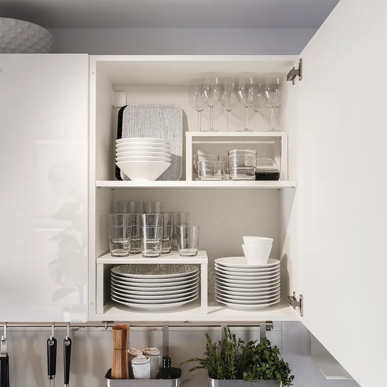 IKEA KNOXHULT КНОКСХУЛЬТ, кухня, белый глянец, 180x61x220 см 891.804.70 фото №5