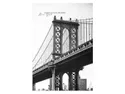 BRW Постер "Манхэттенский мост" 50x70 см 077188 фото thumb №1