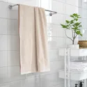 IKEA VINARN ВИНАРН, банное полотенце, светло-серый / бежевый, 70x140 см 505.083.17 фото thumb №3