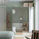 IKEA PAX ПАКС / ÅHEIM ОХЕЙМ, гардероб, комбінація, білий / дзеркальний, 150x60x201 см 894.297.48 фото thumb №3
