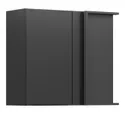 BRW Sole L6 правый угловой кухонный шкаф черный матовый 80x72 см, черный/черный матовый FM_GNW_80/72/35_P/B-CA/CAM фото thumb №2