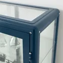 IKEA FABRIKÖR ФАБРІКЕР, шафа зі скляними дверцятами, чорно-синій, 81x113 см 003.631.71 фото thumb №7