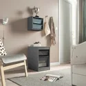 IKEA TROFAST ТРУФАСТ, комбінація для зберіган +контейнери, сірий / темно-сірий, 34x44x56 см 095.150.71 фото thumb №2