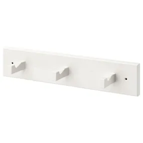 IKEA KUBBIS КУББИС, вешалка 3-местная, белый 302.895.75 фото