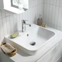 IKEA BACKSJÖN БАККШЕН, напівврізна мийка з сифоном, білий, 50x43 см 095.170.13 фото thumb №2