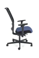 Крісло комп'ютерне офісне обертове HALMAR GULIETTA, спинка - сітка, сидіння - чорний / синій - ERF6026 фото thumb №4